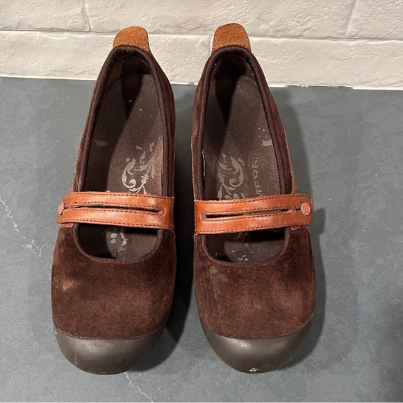 Merrell sz 7.5 Plaza Bandeau espresso suede Maryjane shoes - Picture 6 of 16